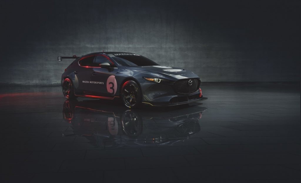 Así luce el Mazda 3 para las competiciones TCR