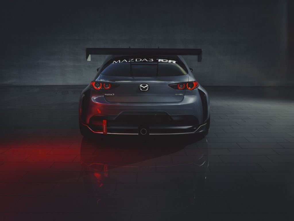 Así luce el Mazda 3 para las competiciones TCR