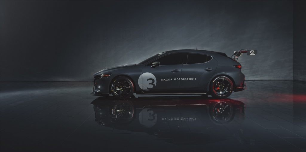 Así luce el Mazda 3 para las competiciones TCR