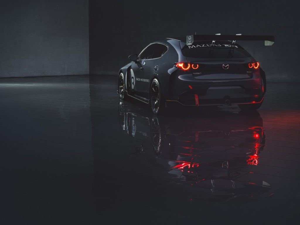 Así luce el Mazda 3 para las competiciones TCR