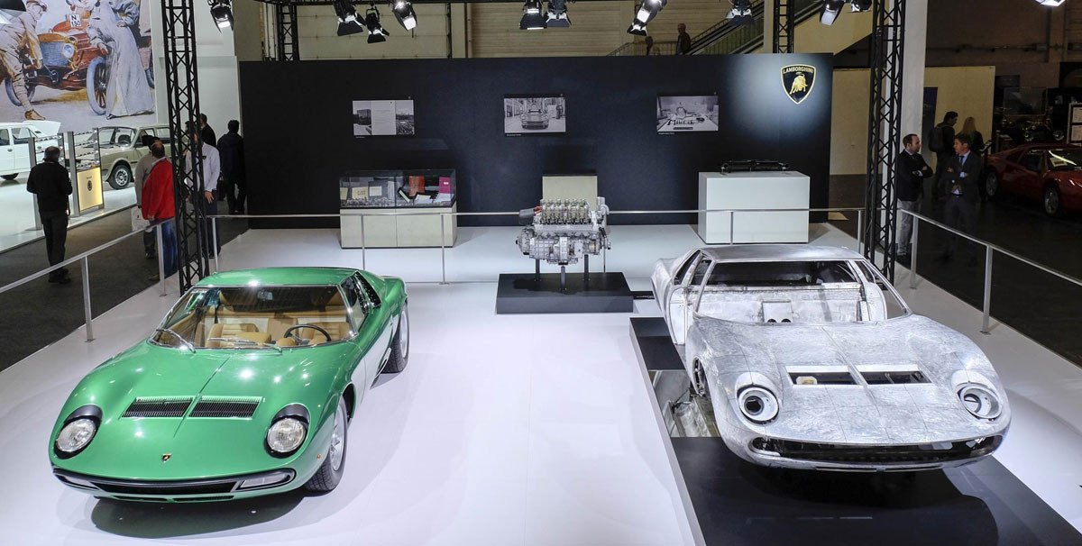 Lamborghini muestra su programa de restauración en Techno Classica