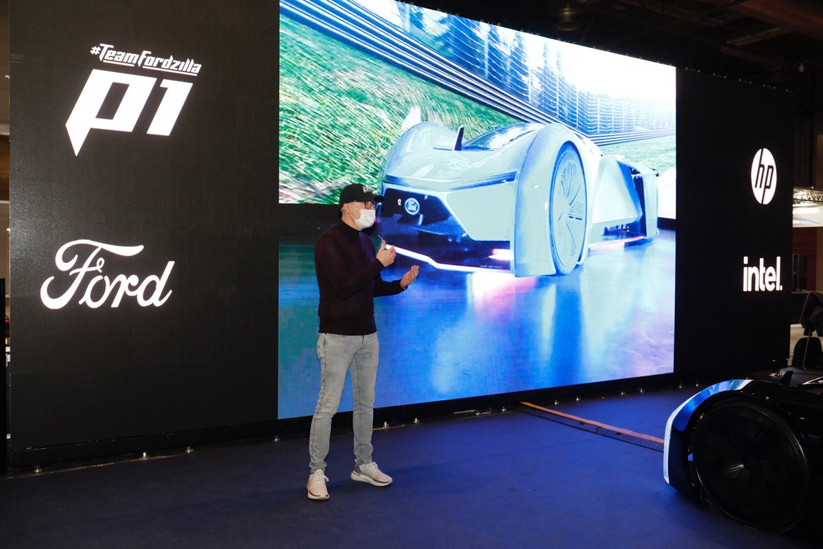 Ford y HP crean el espacio de simulación definitivo, el P1 que estrena el Team Fordzilla