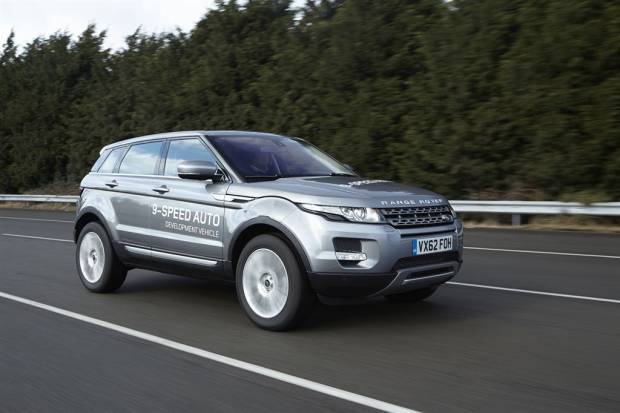 Range Rover Evoque con cambio automático de 9 velocidades