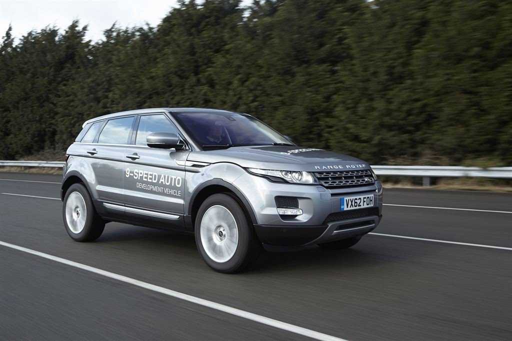 Range Rover Evoque con cambio automático de 9 velocidades