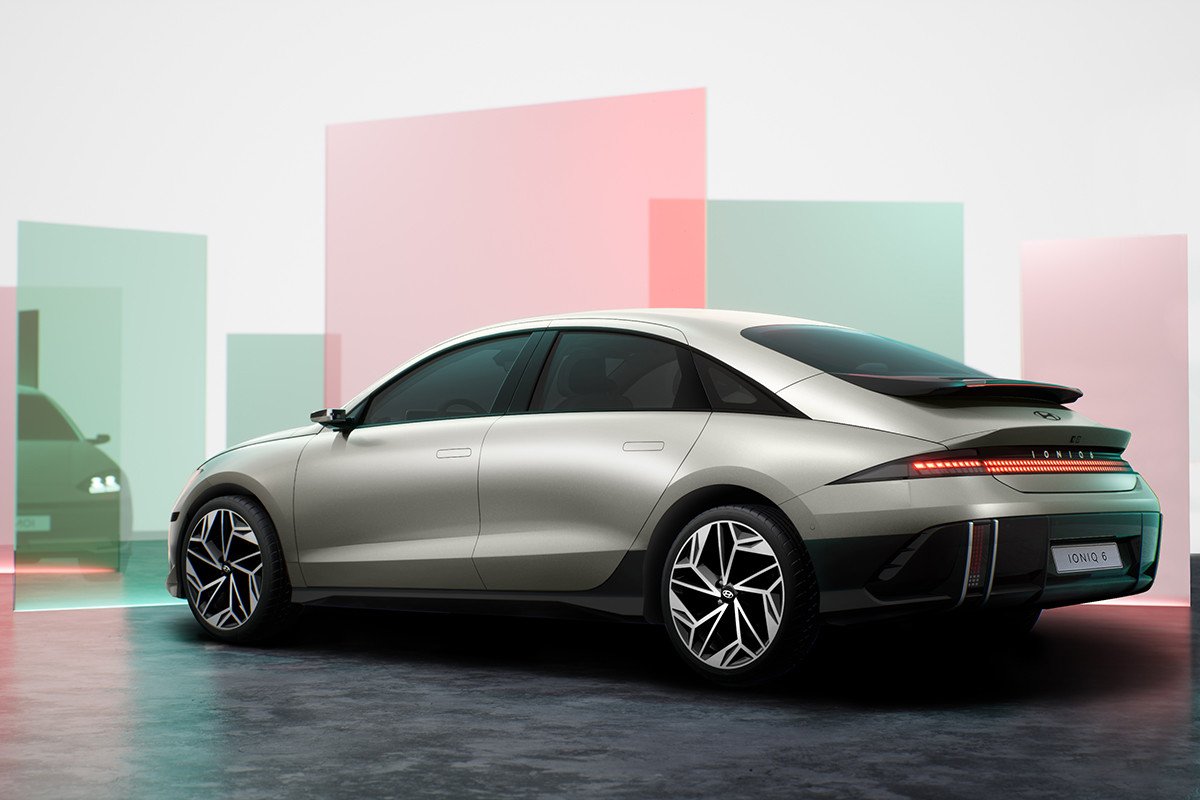 Primeras imágines del nuevo IONIQ 6, el nuevo eléctrico de Hyundai