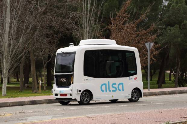 Así fue el accidente del autobús autónomo de Madrid