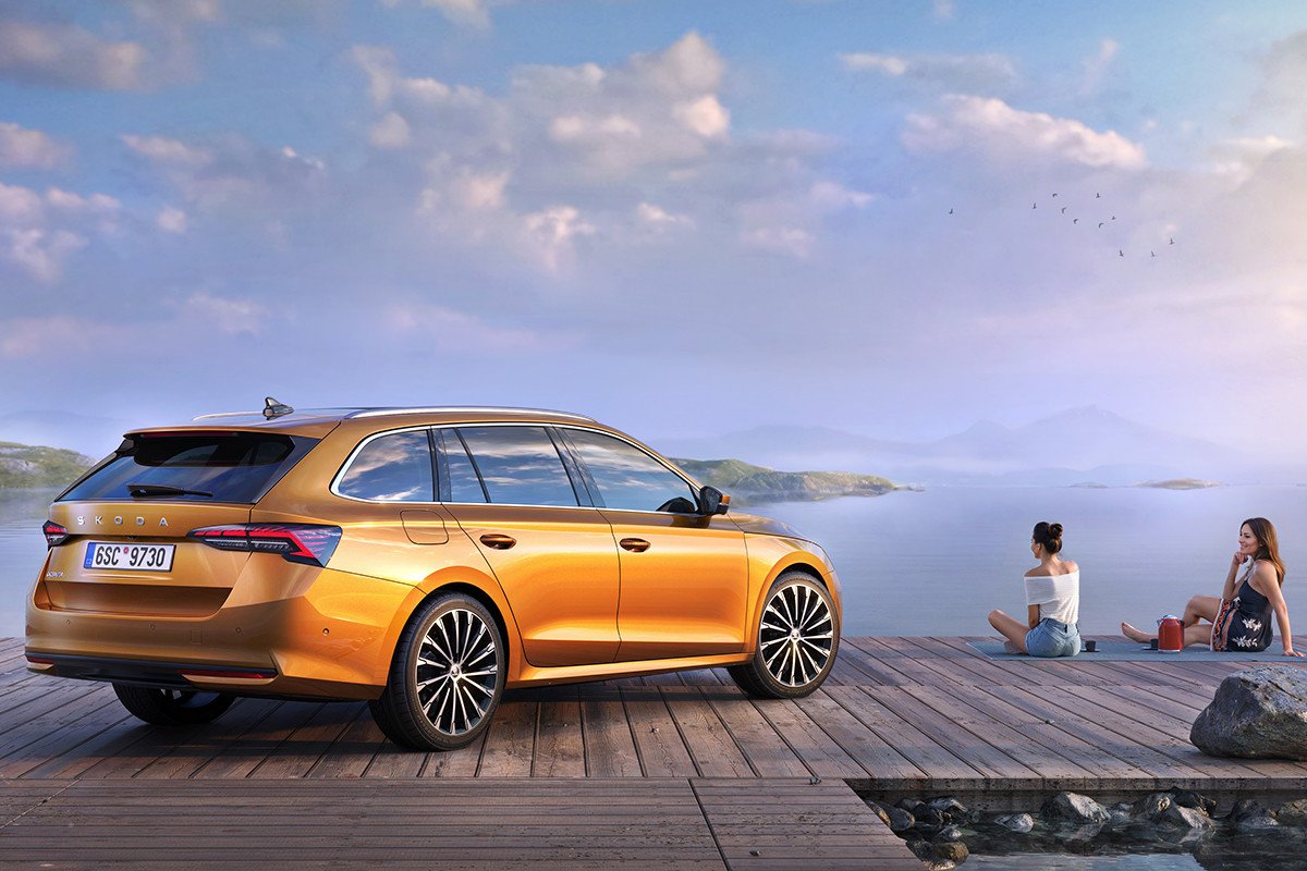 skoda octavia restyling MK IV 2024 _combi culo