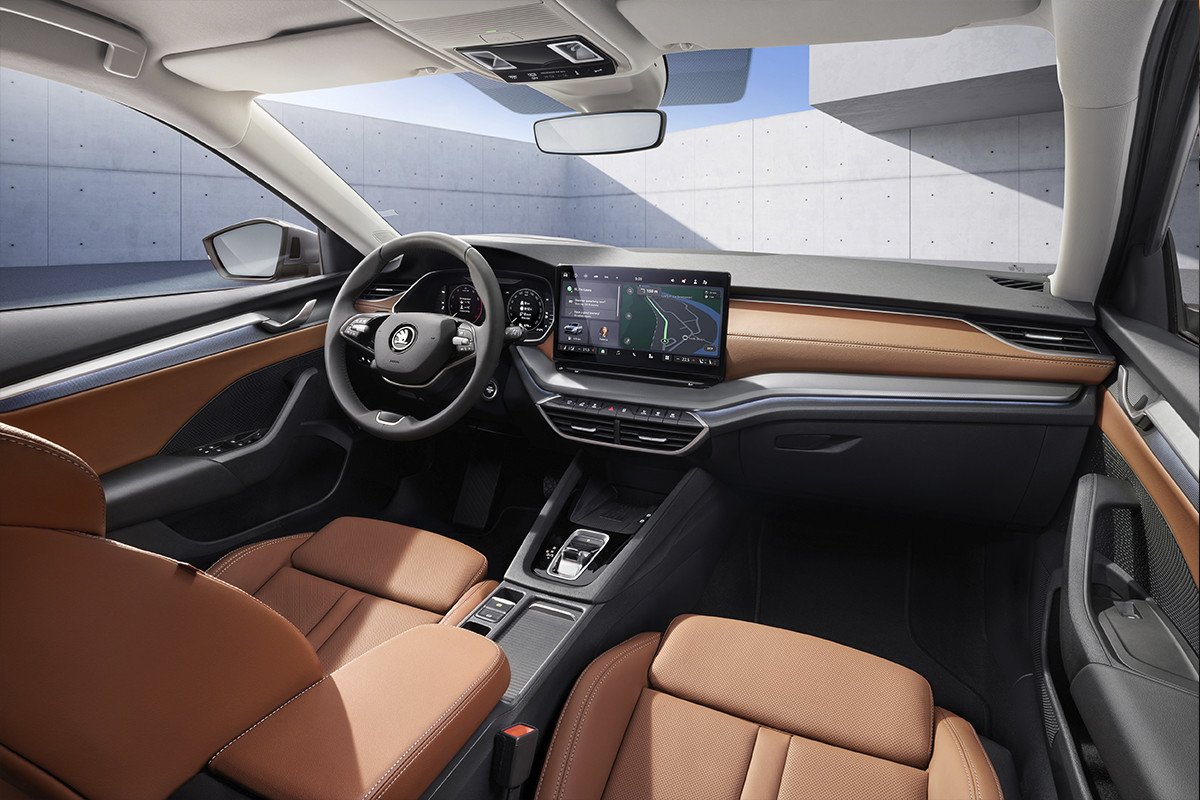 skoda octavia restyling MK IV 2024 _interior