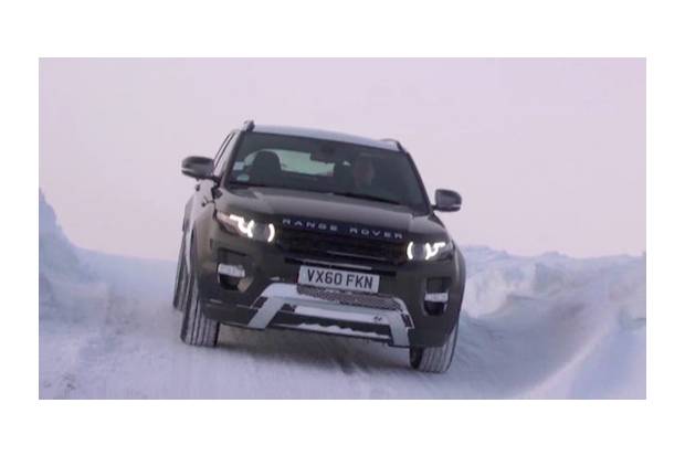 Range Rover Evoque: conducción en nieve