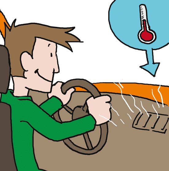 Temperatura en el interior del coche: ¿Cuál es la ideal?