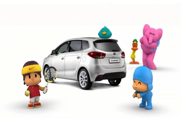 Rafa Nadal y Pocoyo se unen en el anuncio del Kia Carens