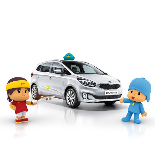 Rafa Nadal y Pocoyo se unen en el anuncio del Kia Carens