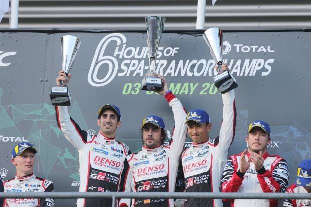 Fernando Alonso y Toyota ganan las 6 Horas de Spa