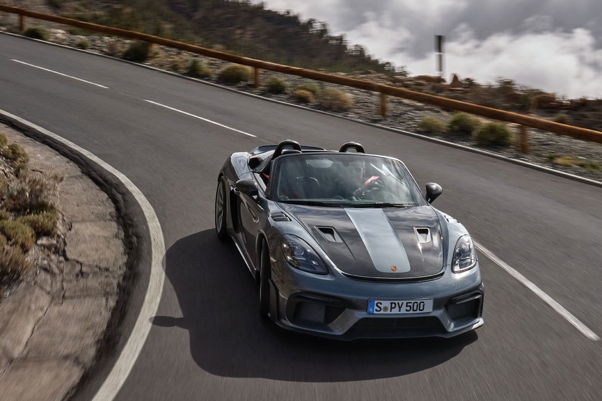 Nuevo Porsche 718 Spyder RS: 500 CV a cielo descubierto