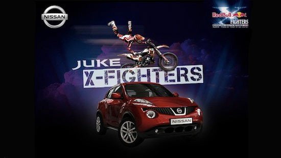 Nissan Juke coche oficial del Red Bull X-Fighters