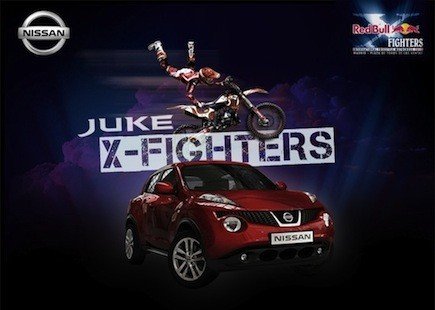 Nissan Juke coche oficial del Red Bull X-Fighters