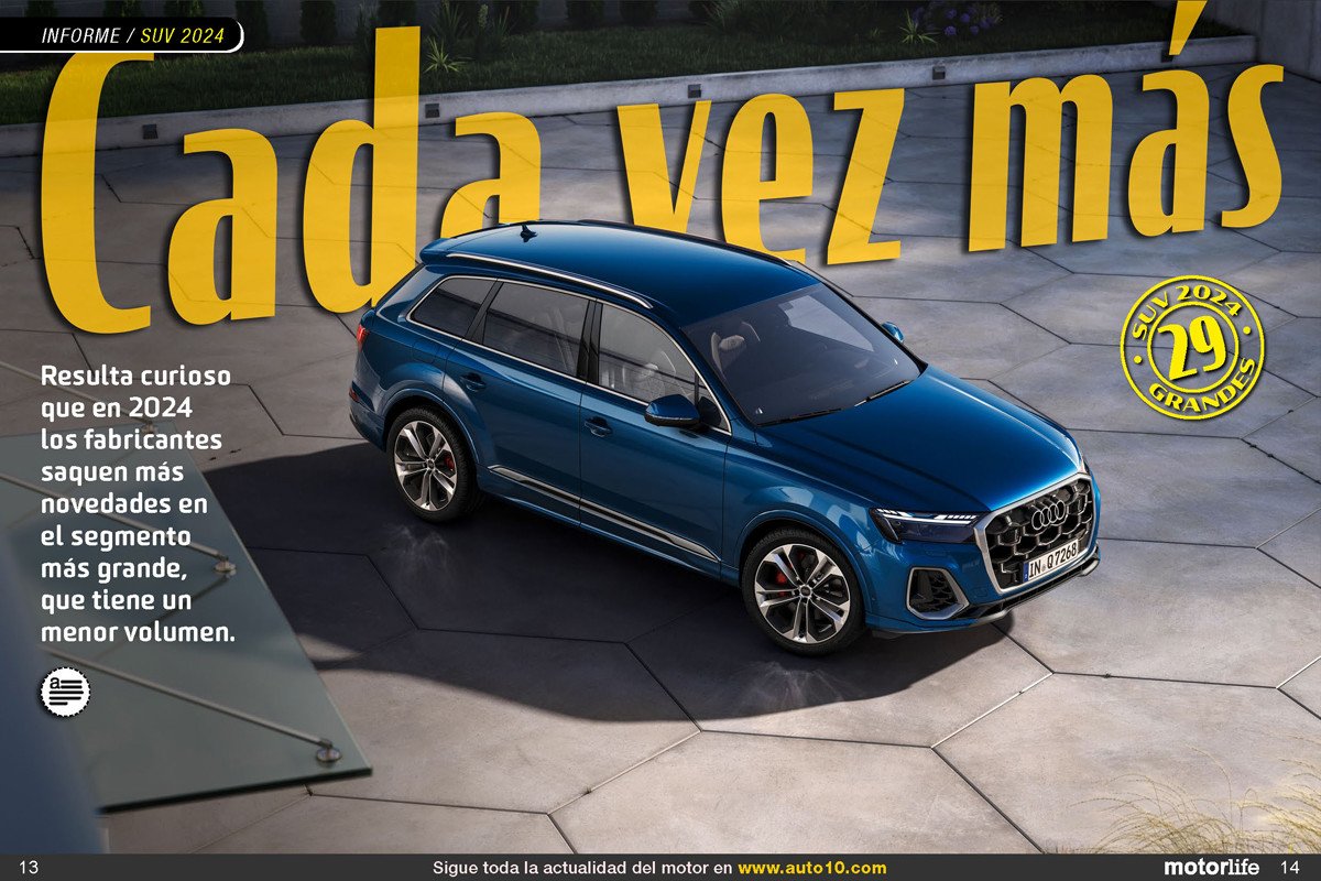 Ya puedes leer Motorlife Magazine 139 con todos los SUV que llegarán 2024