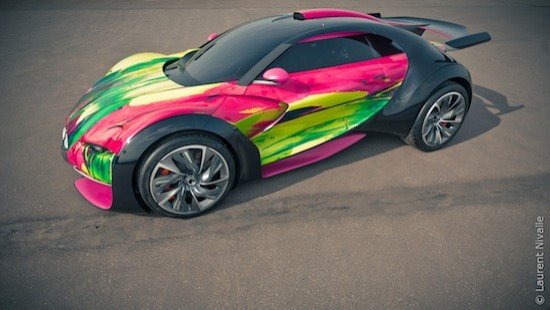 Versión ArtCar del prototipo Citroën Survolt