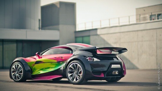 Versión ArtCar del prototipo Citroën Survolt