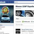 Nissan Leaf y su página de facebook