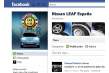 Nissan Leaf y su página de facebook