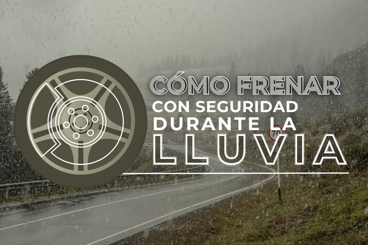 frenar con lluvia