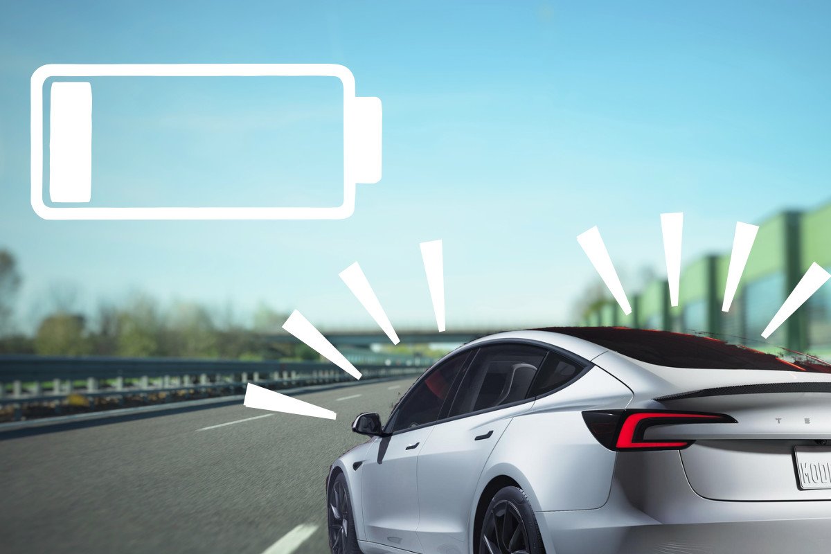 sin batería en un coche eléctrico