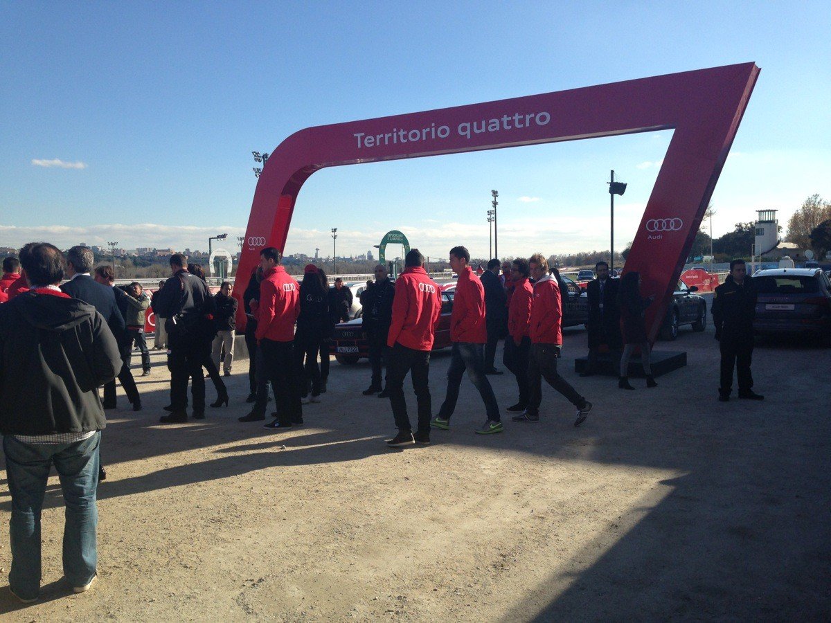 Audi entrega los nuevos coches al Real Madrid para la temporada 2013/14
