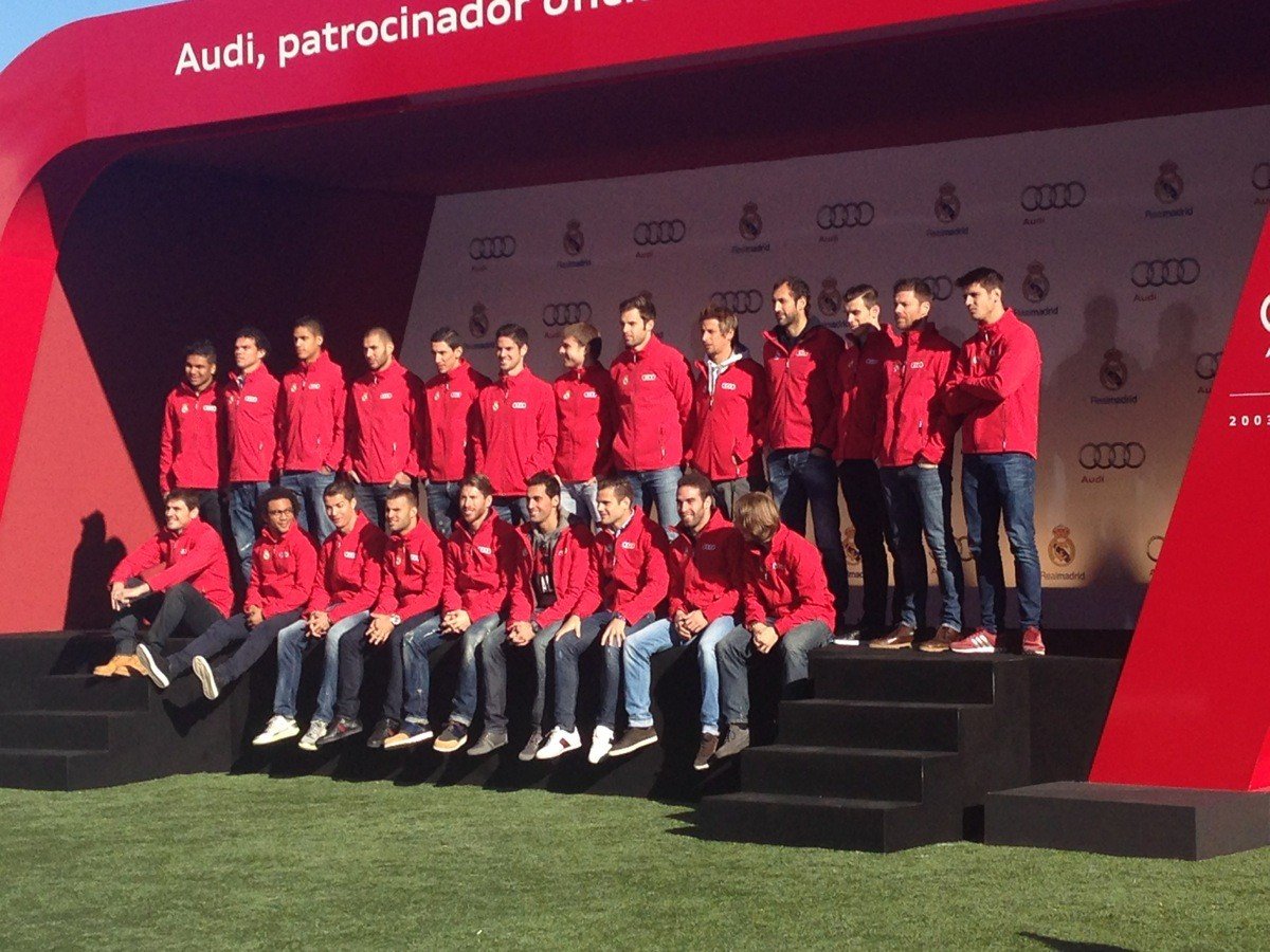 Audi entrega los nuevos coches al Real Madrid para la temporada 2013/14