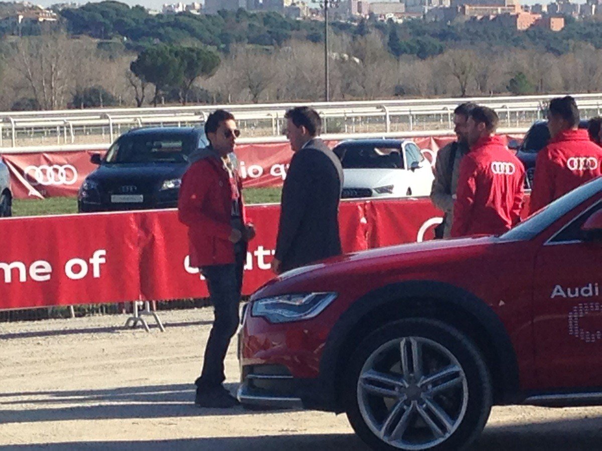 Audi entrega los nuevos coches al Real Madrid para la temporada 2013/14