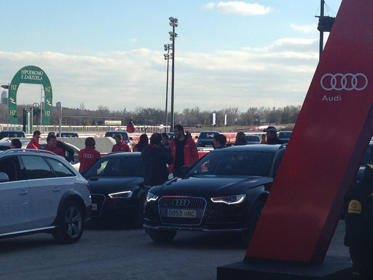 Audi entrega los nuevos coches al Real Madrid para la temporada 2013/14