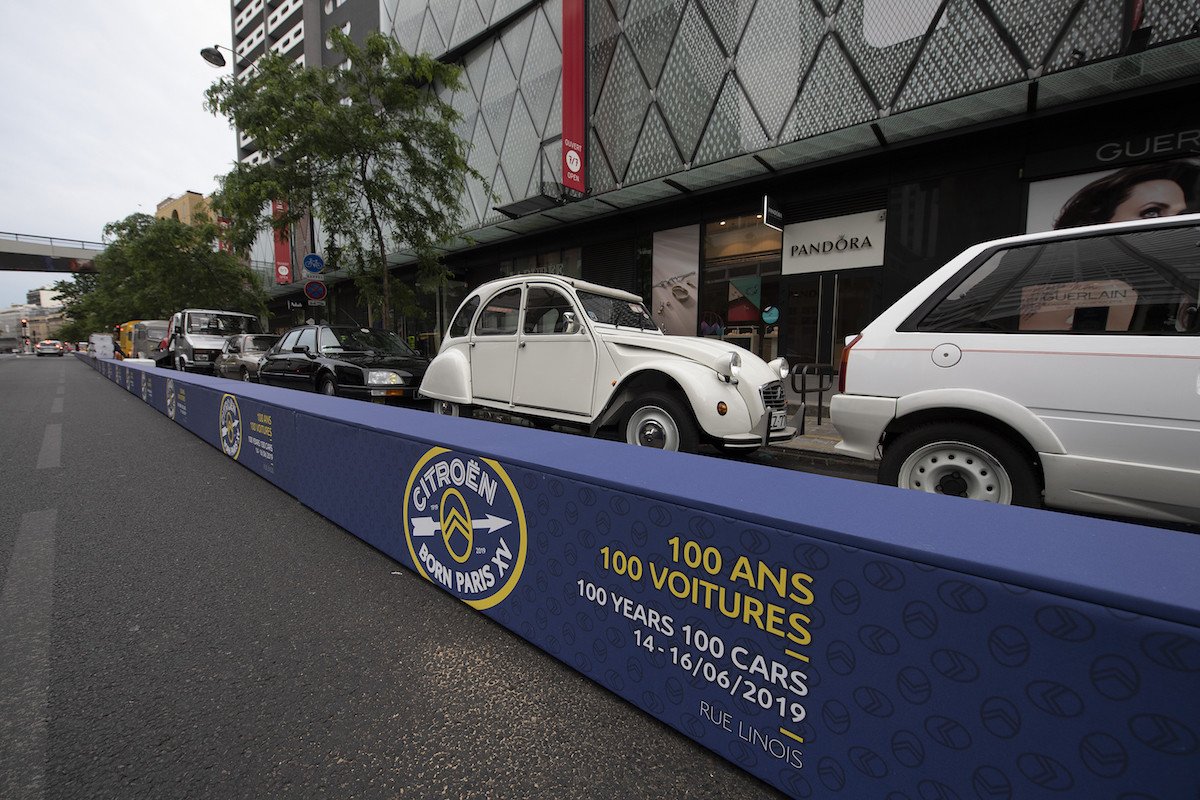 100 años de Citroën, celebración en París