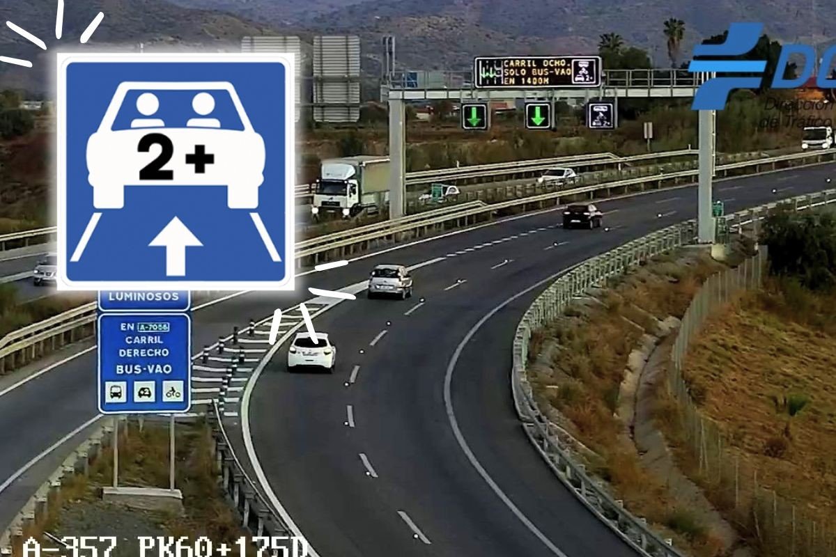 Multa por ir solo en el coche