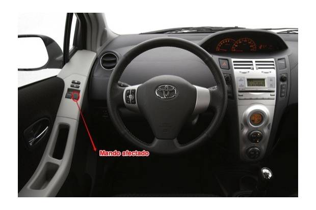 Llamada a revisión de Toyota fallo eléctrico en elevalunas