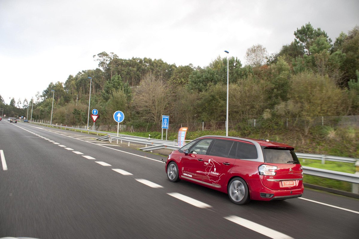Citroën, primer fabricante en realizar un trayecto en modo autónomo en España