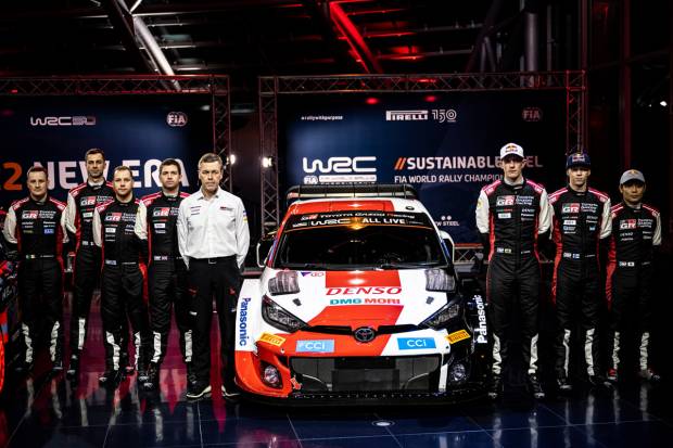 Toyota ya tiene preparado su GR Yaris Rally1 para el Mundial de Rallyes 2022