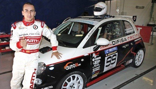 Vídeo y fotos de Jorge Lorenzo en Montmeló con el Abarth Asseto Corse