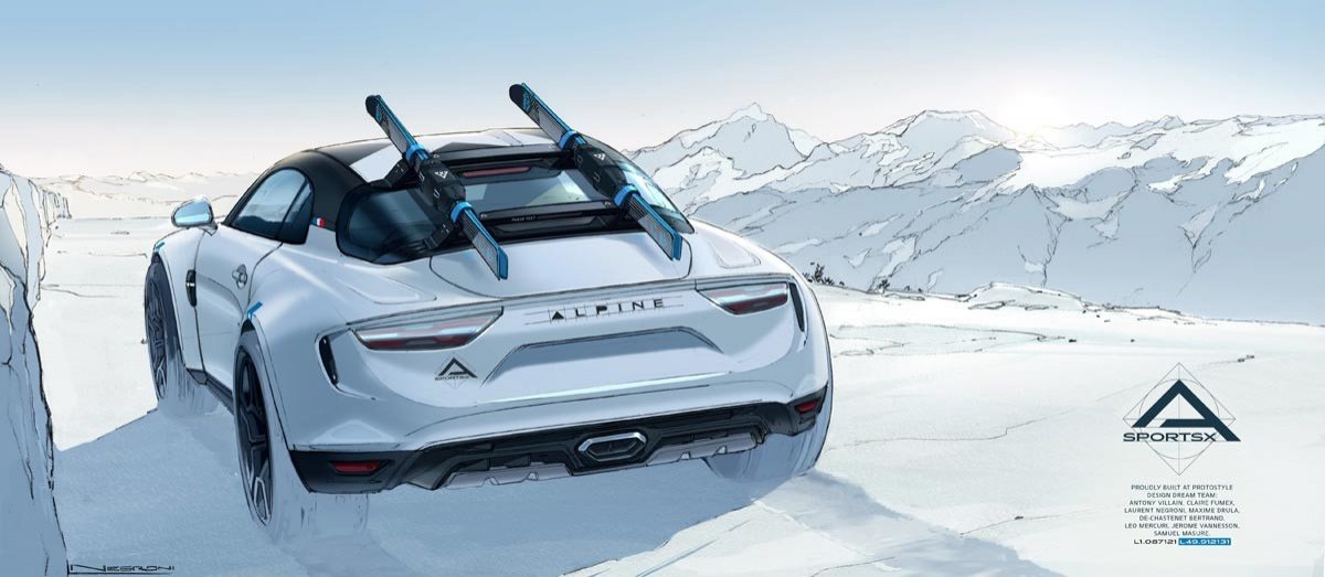 Alpine A110 SportsX: ¿el deportivo se convierte en crossover?
