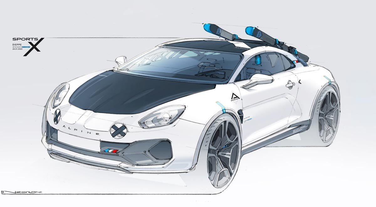 Alpine A110 SportsX: ¿el deportivo se convierte en crossover?