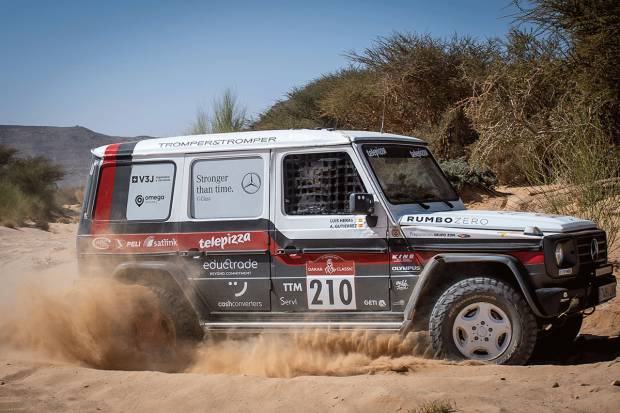 Mercedes presenta su equipo Rumbo Zero para el Dakar Classic 2022