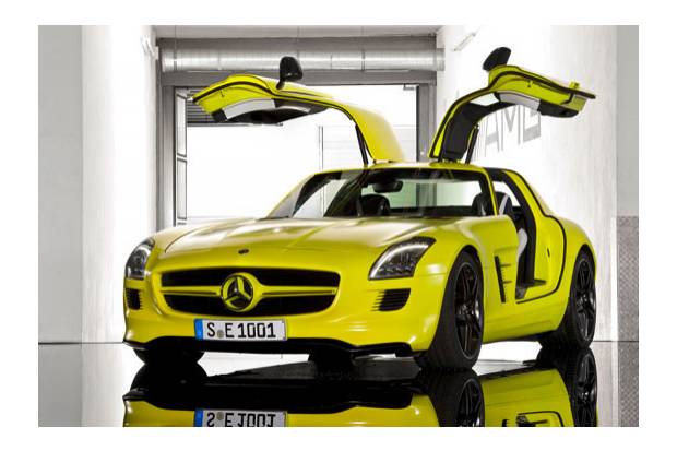 Mercedes SLS AMG E-CELL: un “alas de gaviota” eléctrico
