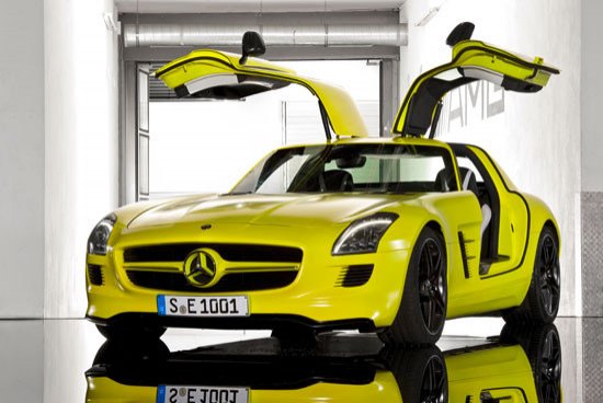 Mercedes SLS AMG E-CELL: un “alas de gaviota” eléctrico