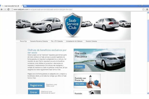 Llega a España el Saab Service Club