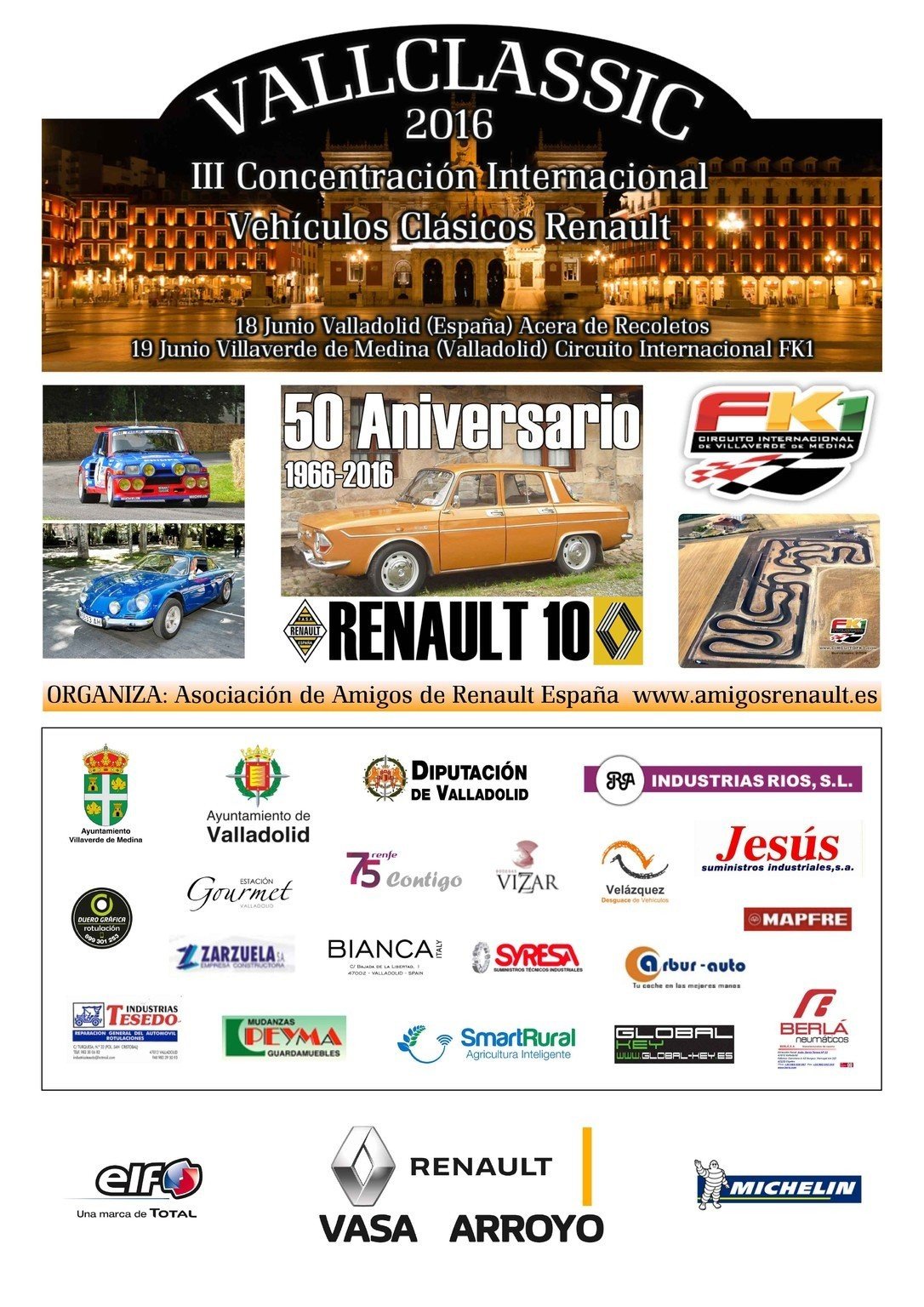 VallClassic: Festival de vehículos clásicos Renault en Valladolid