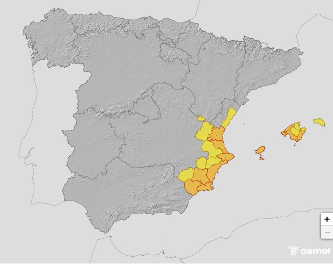 Carreteras cortadas por inundaciones en España hoy, según la DGT