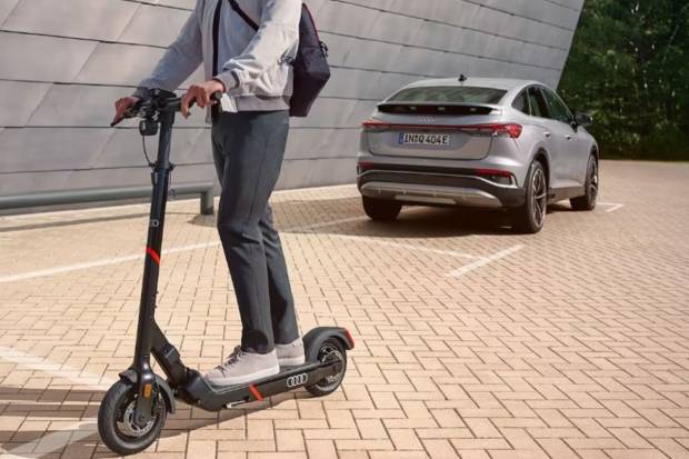 Audi y su patinete eléctrico: KICK SCOOTER, cuatro aros pero dos ruedas para las urbes
