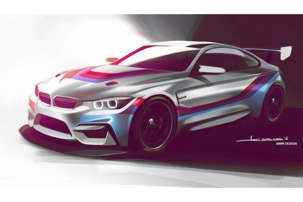Primera imagen del BMW M4 GT4 que llegará en 2018