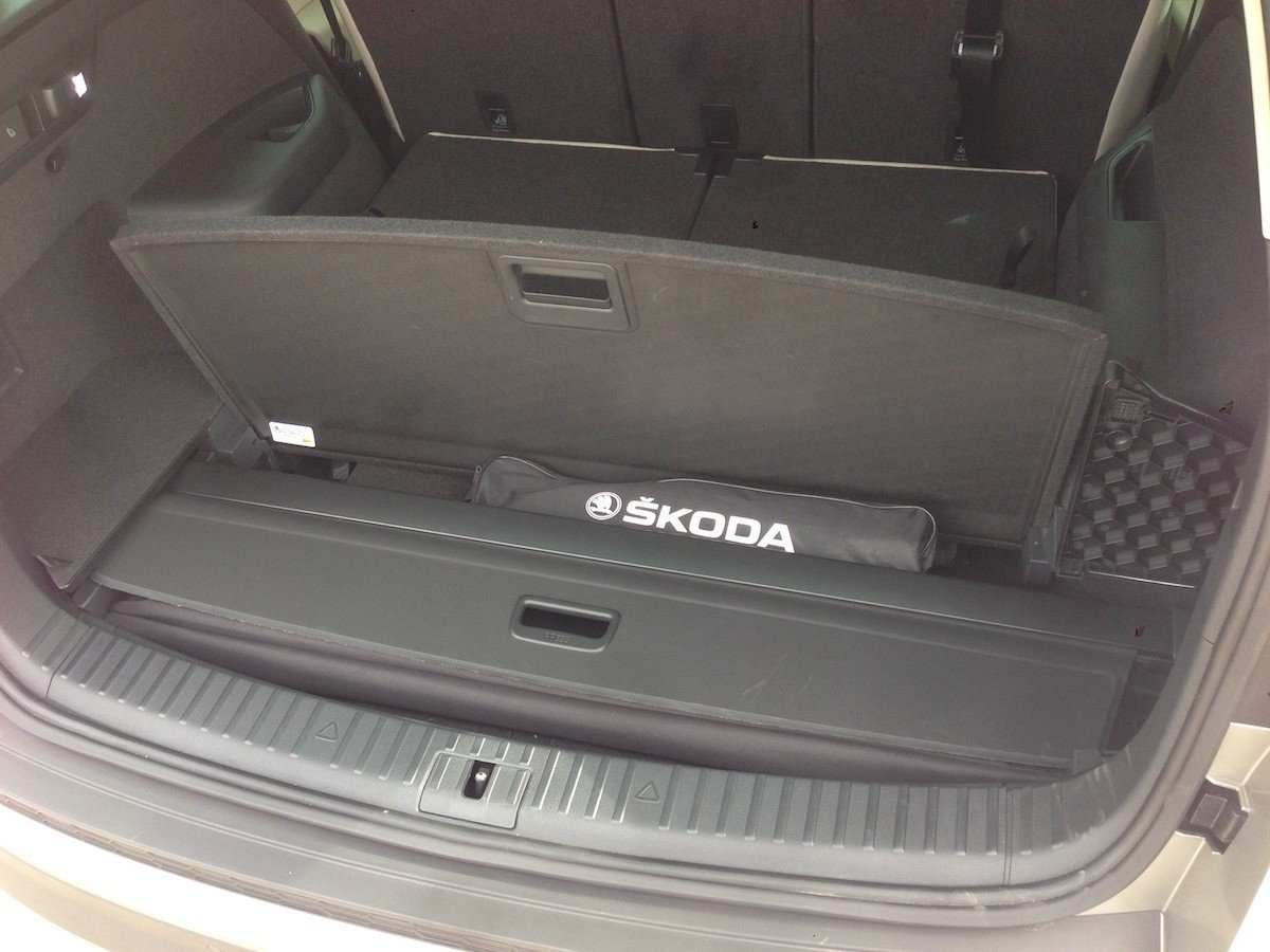 Skoda Kodiaq de siete plazas, ¿Queda hueco para el maletero?