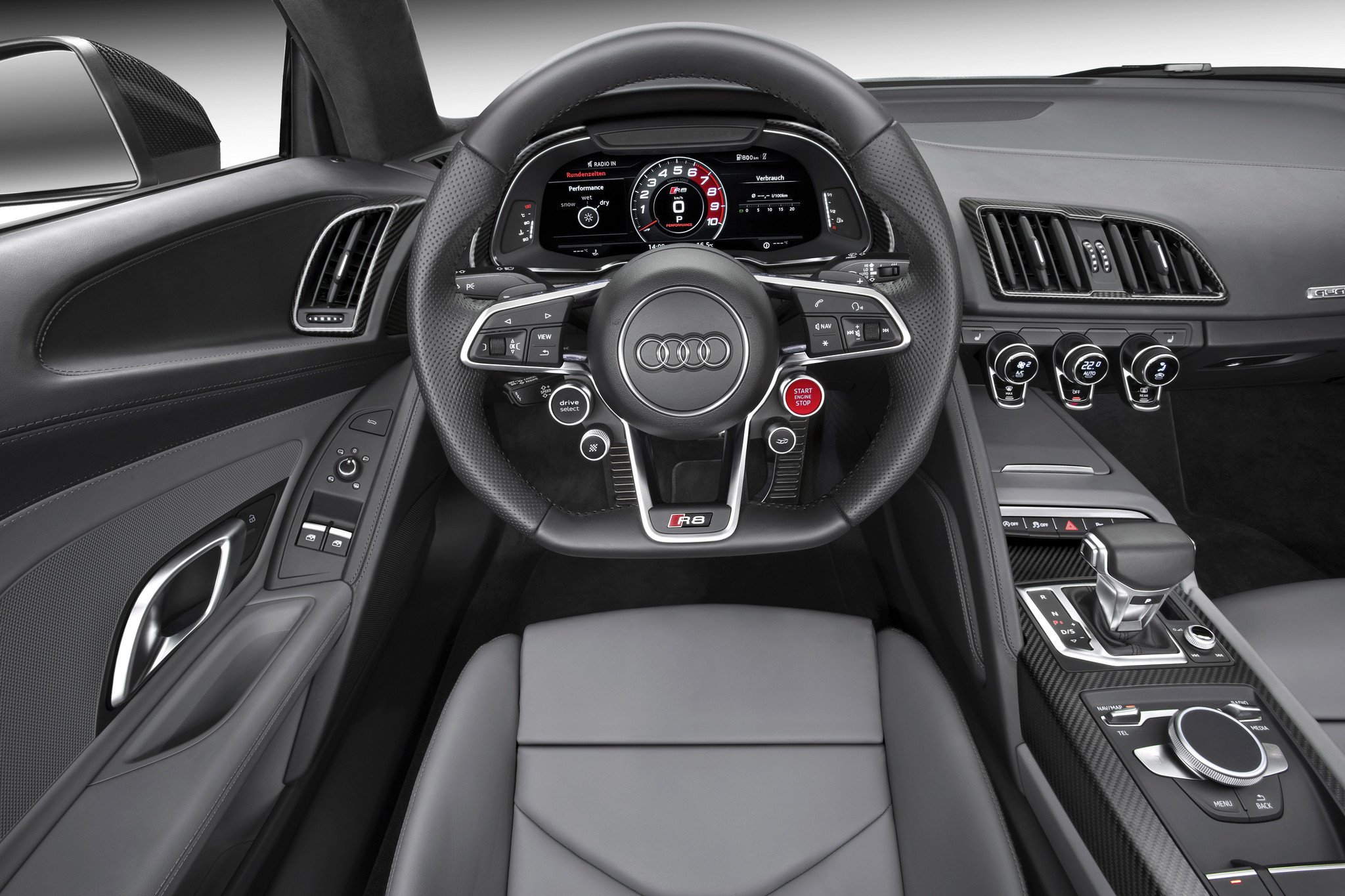 Nuevo Audi R8 2015: más ligero, más potente, más rápido... y también eléctrico
