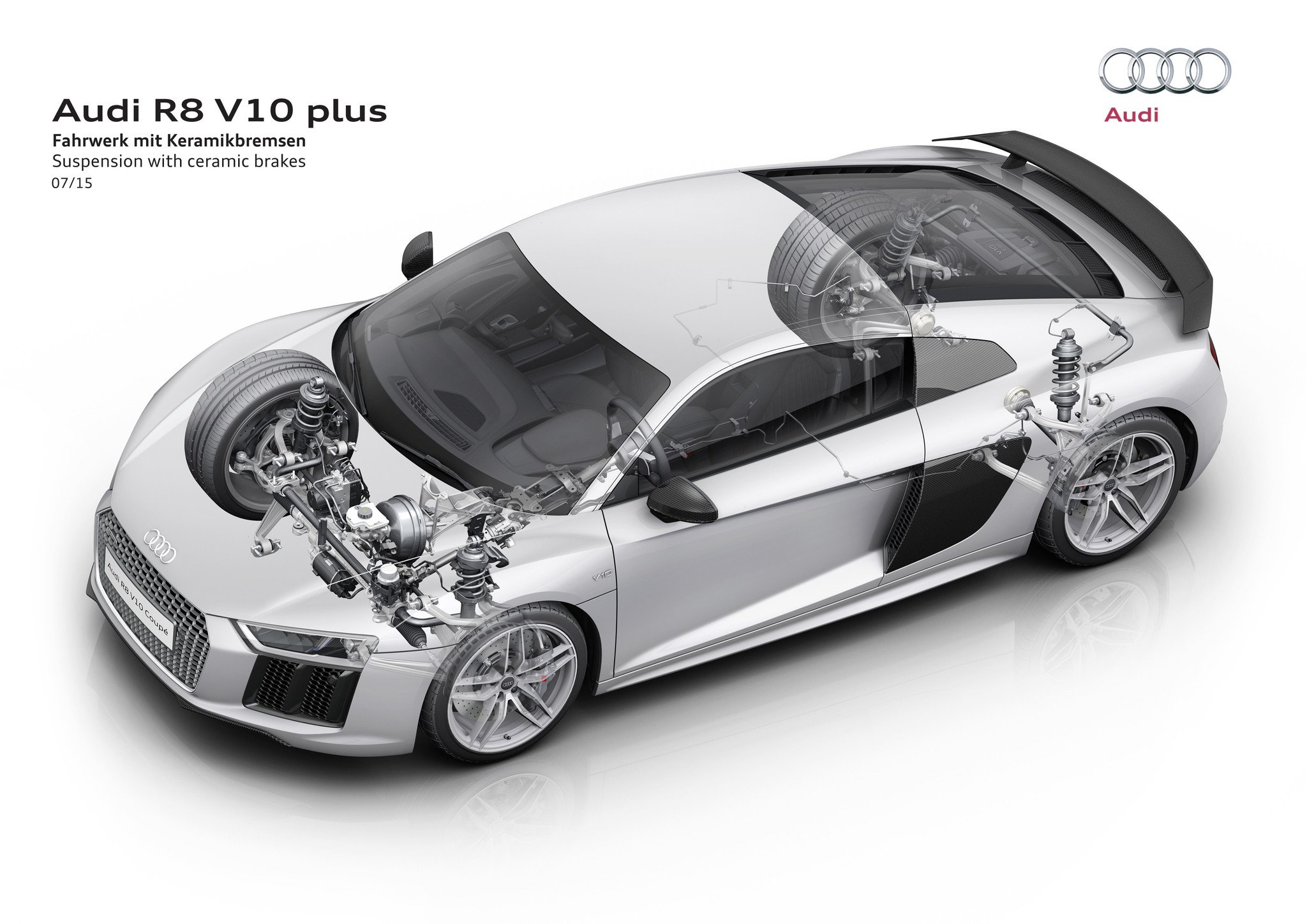 Nuevo Audi R8 2015: más ligero, más potente, más rápido... y también eléctrico